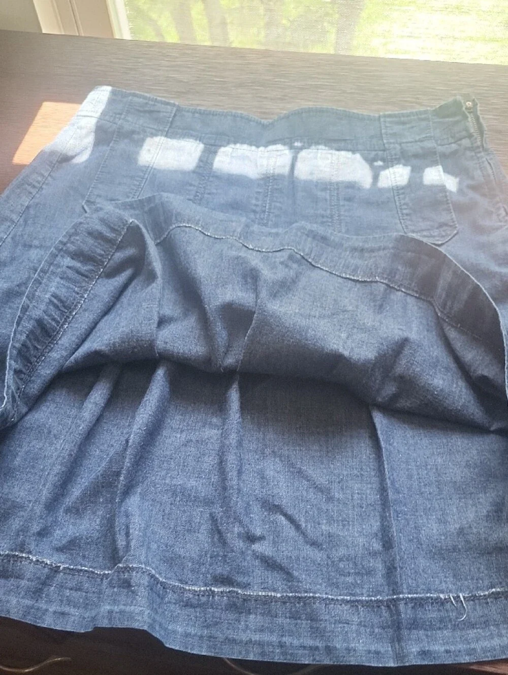 J. Crew Blue Denim A-Line Skirt